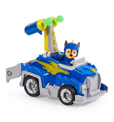 PAW Patrol Rescue Knights Chase Transforming Toy Car with Collectible Action Figure