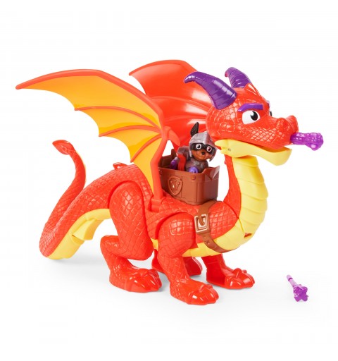 PAW Patrol PAT' PATROUILLE RESCUE KNIGHTS - FIGURINE CROC + BRAISE LE DRAGON - Rejoins la Pat' Patrouille Mission Chevalier à