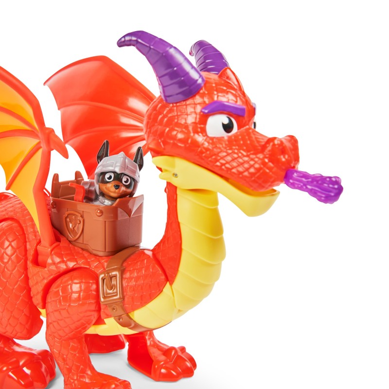 PAW Patrol PAT' PATROUILLE RESCUE KNIGHTS - FIGURINE CROC + BRAISE LE DRAGON - Rejoins la Pat' Patrouille Mission Chevalier à