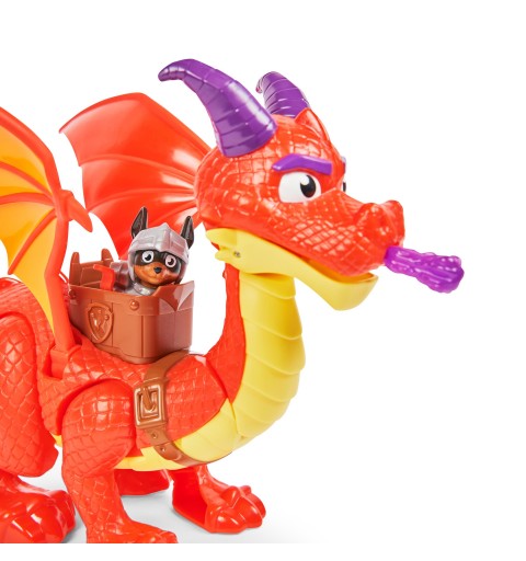 PAW Patrol PAT' PATROUILLE RESCUE KNIGHTS - FIGURINE CROC + BRAISE LE DRAGON - Rejoins la Pat' Patrouille Mission Chevalier à