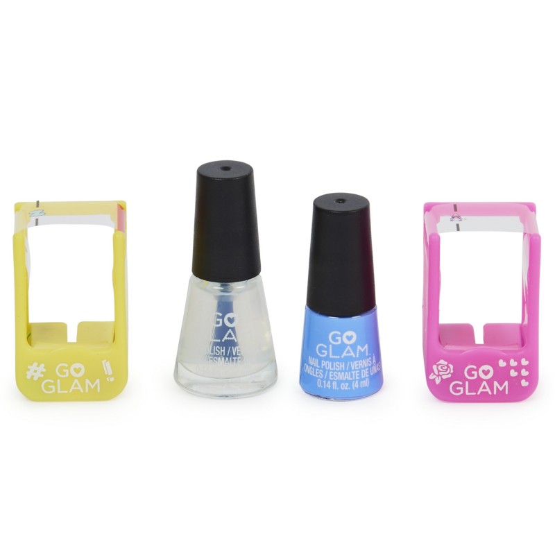 Cool Maker Paquete de recarga GO GLAM con 2 cartuchos de diseño y esmalte de uñas para usar con U-nique Nail Stamper Salon