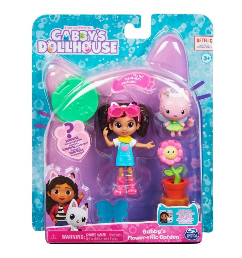 Gabby's Dollhouse Art Studio Set con 2 figuras de juguete, 2 accesorios, 1 caja sorpresa, 1 mueble, juguetes para niños y niñas