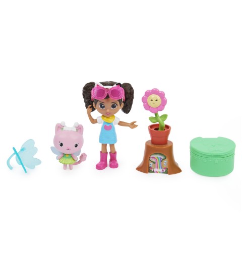 Gabby's Dollhouse Art Studio Set con 2 figuras de juguete, 2 accesorios, 1 caja sorpresa, 1 mueble, juguetes para niños y niñas