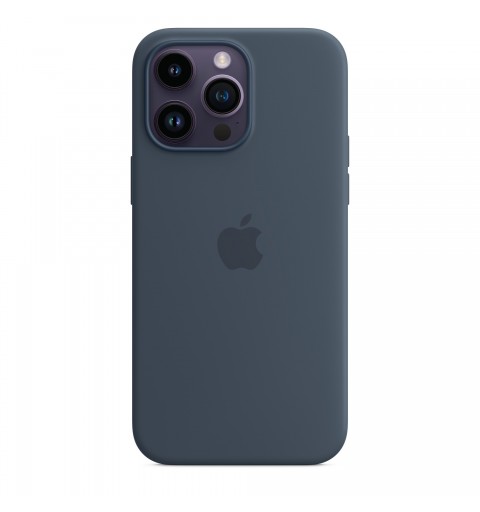 Apple Custodia MagSafe in silicone per iPhone 14 Pro Max - Blu tempesta
