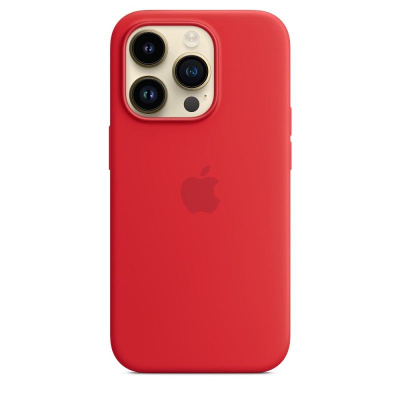 Apple Custodia MagSafe in silicone per iPhone 14 Pro - (PRODUCT)RED