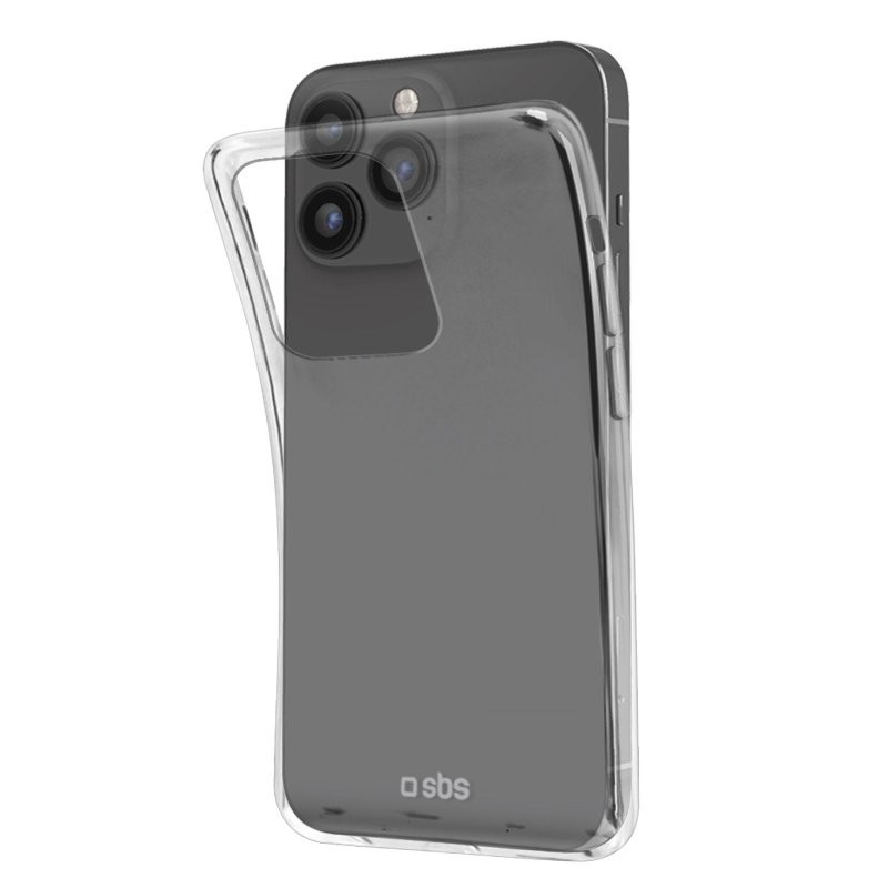 SBS Skinny Cover mobile phone case 17 cm (6.7") Transparent