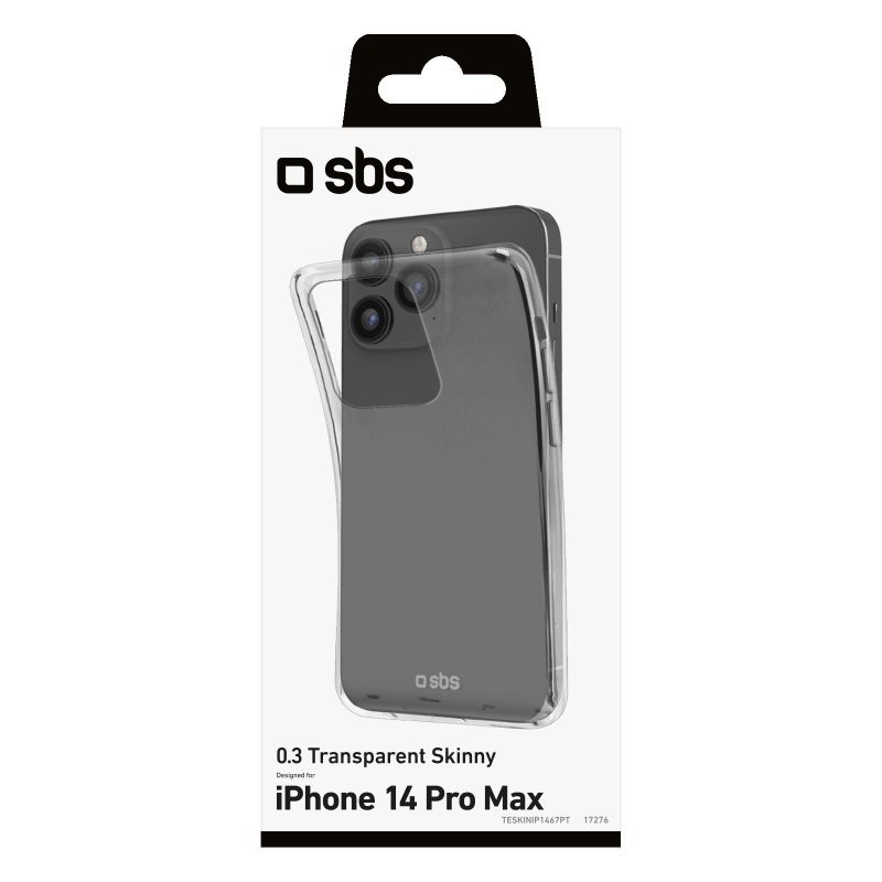 SBS Skinny Cover Handy-Schutzhülle 17 cm (6.7 Zoll) Transparent