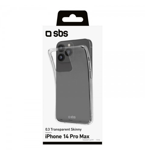 SBS Skinny Cover coque de protection pour téléphones portables 17 cm (6.7") Housse Transparent