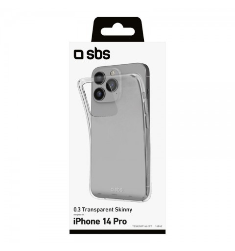 SBS Skinny Cover custodia per cellulare 15,5 cm (6.1") Trasparente