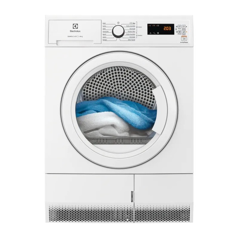 Electrolux EDH4825TW secadora Independiente Carga frontal 8 kg A++ Blanco