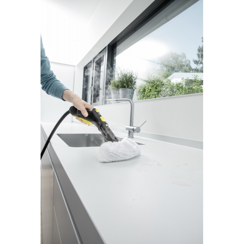 Kärcher SC 3 EasyFix Nettoyeur vapeur traineau 1 L 1900 W Noir, Blanc