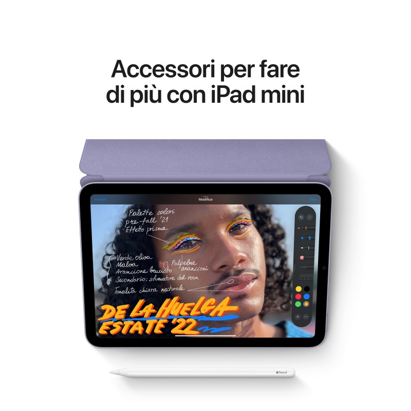 Apple iPad mini TD-LTE & FDD-LTE 64 Go 21,1 cm (8.3") 4 Go Wi-Fi 6 (802.11ax) iPadOS 15 Gris