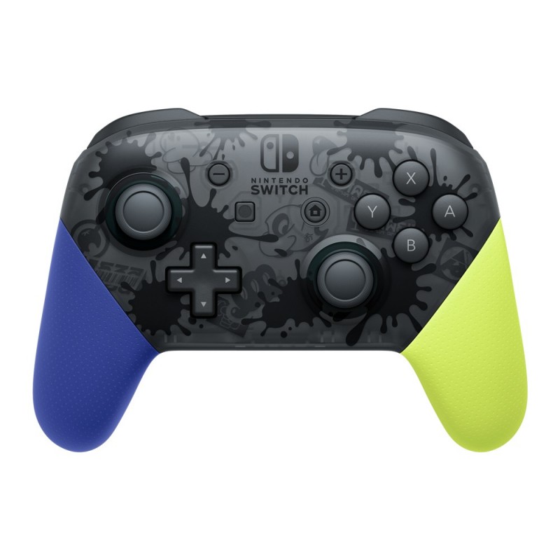 Nintendo Pro Controller Splatoon 3 Edition Black, Green, Violet Bluetooth Gamepad Analogue Digital Nintendo Switch