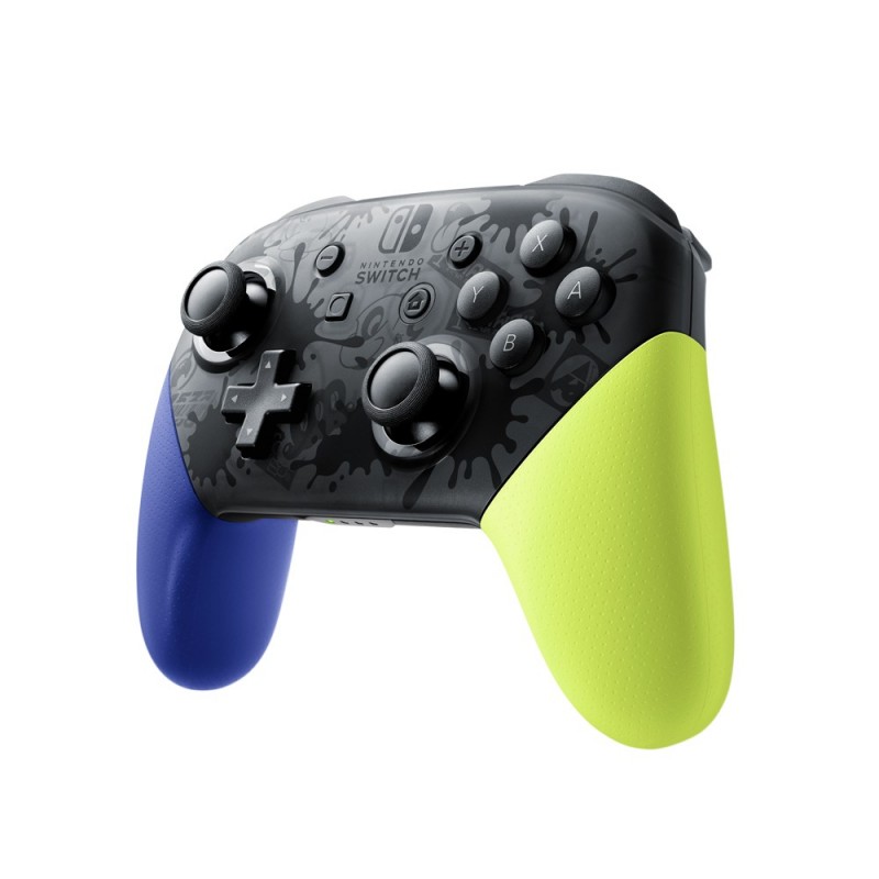 Nintendo Pro Controller Splatoon 3 Edition Black, Green, Violet Bluetooth Gamepad Analogue Digital Nintendo Switch