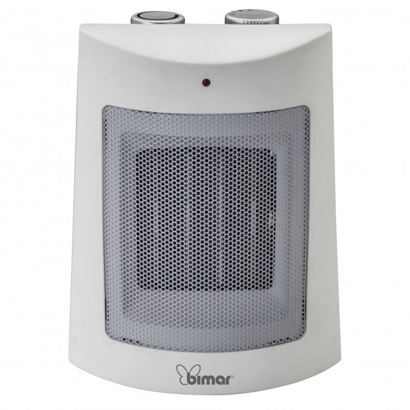 Bimar HP108 calefactor eléctrico Interior Gris, Blanco 1500 W Calefactor eléctrico halógeno