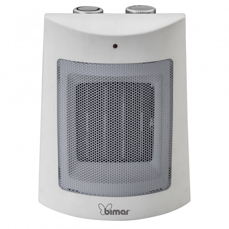 Bimar HP108 stufetta elettrica Interno Grigio, Bianco 1500 W Riscaldatore di ambienti elettrico alogeno