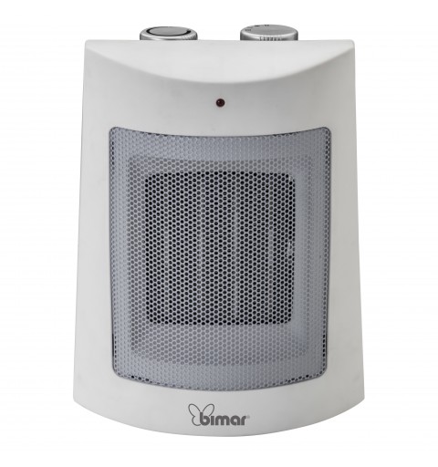 Bimar HP108 stufetta elettrica Interno Grigio, Bianco 1500 W Riscaldatore di ambienti elettrico alogeno