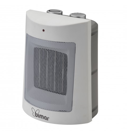 Bimar HP108 appareil de chauffage Intérieure Gris, Blanc 1500 W Chauffage d'appoint électrique halogène