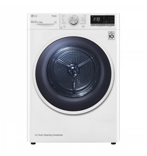 LG RH10V9AV4W asciugatrice Libera installazione Caricamento frontale 10 kg A+++ Bianco