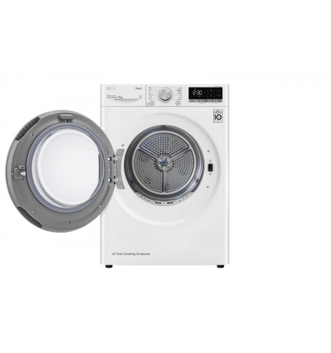 LG RH10V9AV4W asciugatrice Libera installazione Caricamento frontale 10 kg A+++ Bianco