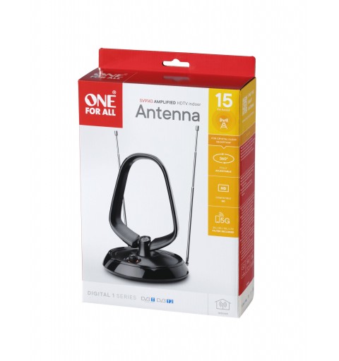 One For All Value Line DVB-T Indoor Antenne 5G antenna televisiva Interno