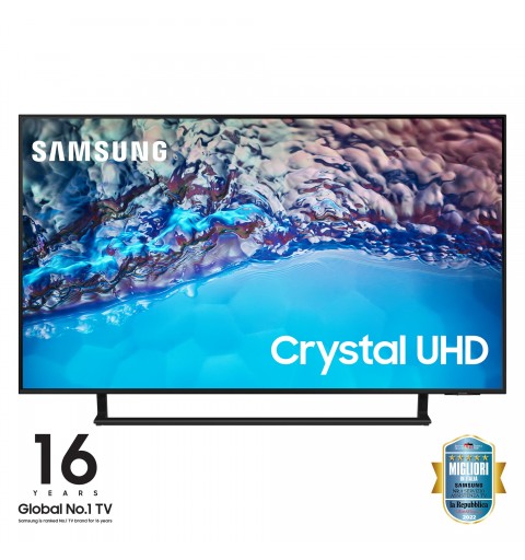 Samsung Series 8 TV Crystal UHD 4K 43” UE43BU8570 Smart TV Wi-Fi Black 2022, Ultra sottile, Colori reali, Gaming mode, Suono