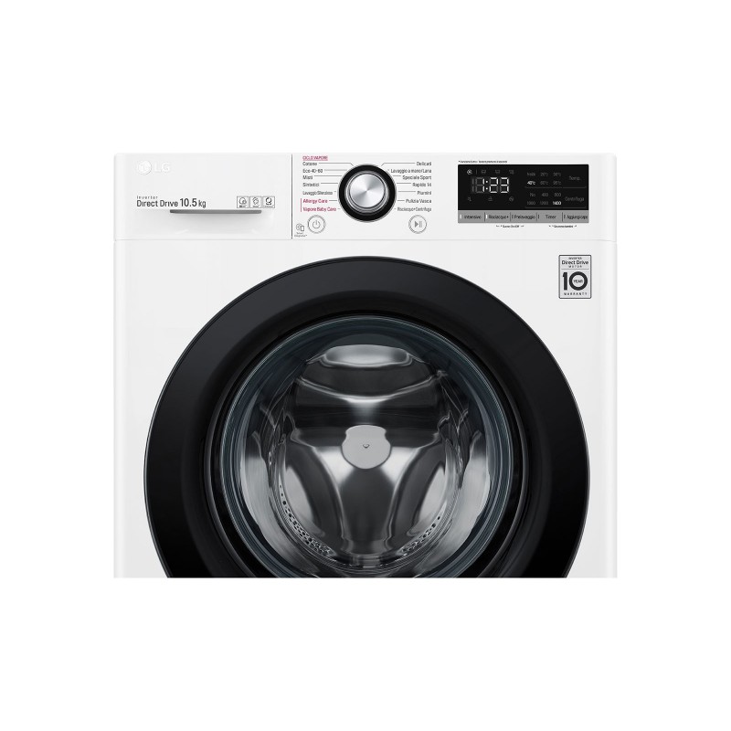 LG F4WV310SAE lavatrice Caricamento frontale 10,5 kg 1400 Giri min A Bianco