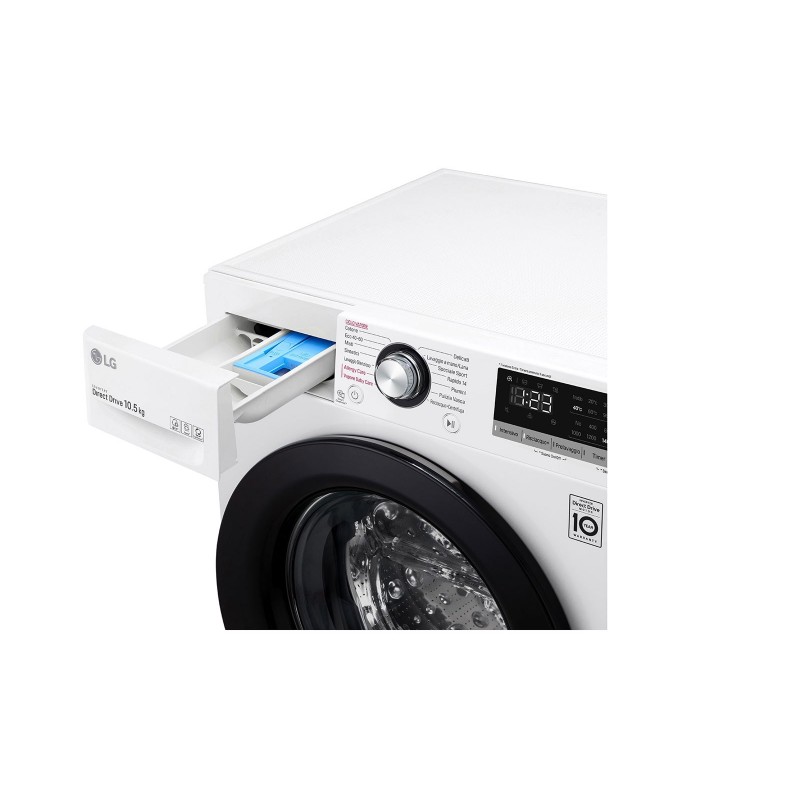 LG F4WV310SAE lavadora Carga frontal 10,5 kg 1400 RPM A Blanco