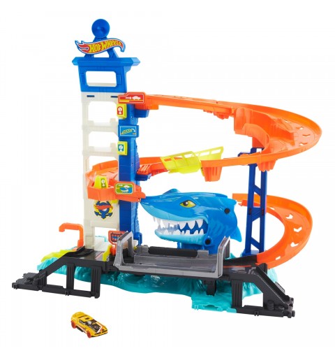 Hot Wheels City Attacking Shark Escape Playset