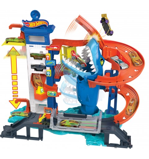 Hot Wheels City Attacking Shark Escape Playset