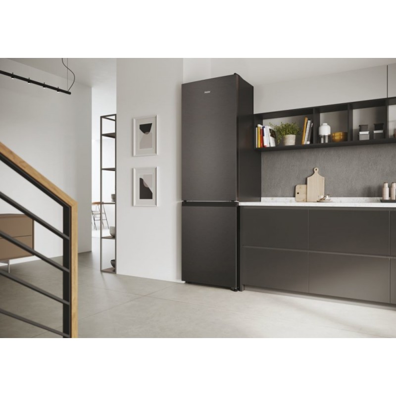 Haier 2 Doors HDW1620DNPD fridge-freezer Freestanding 377 L D Stainless steel
