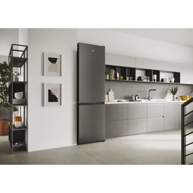 Haier 2 Doors HDW1620DNPD nevera y congelador Independiente 377 L D Acero inoxidable