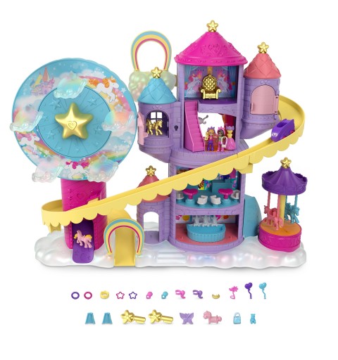 Polly Pocket Coffret Parc D’Attractions Arc-En-Ciel