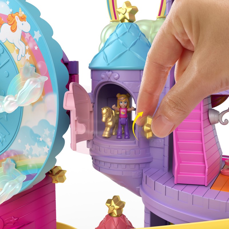 Polly Pocket Coffret Parc D’Attractions Arc-En-Ciel