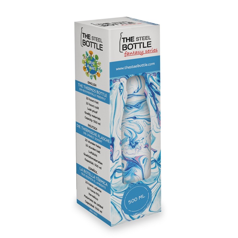 The Steel Bottle Fantasy Series Uso quotidiano 500 ml Acciaio inossidabile Multicolore