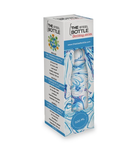 The Steel Bottle Fantasy Series Uso quotidiano 500 ml Acciaio inossidabile Multicolore