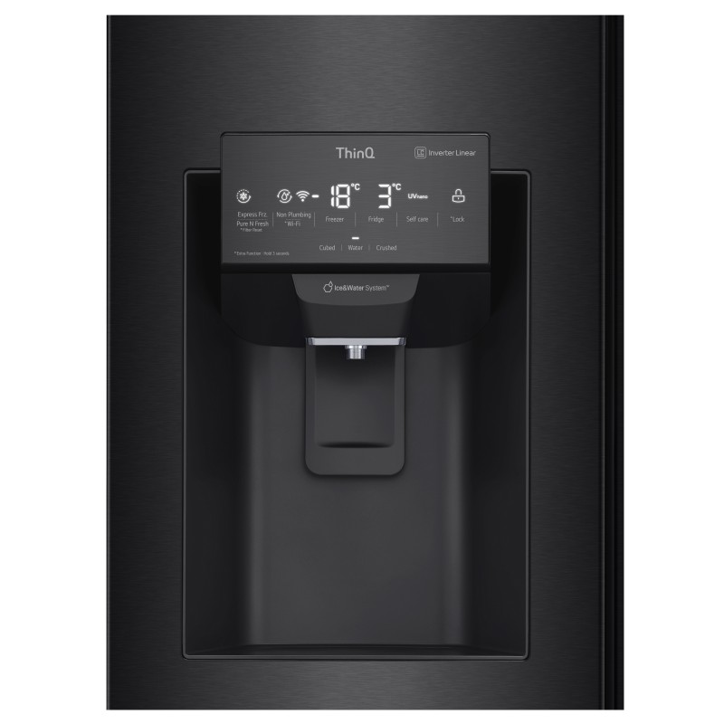 LG GMX844MC6F frigorifero side-by-side Libera installazione 508 L F Nero