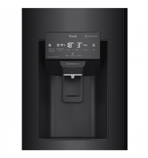 LG GMX844MC6F frigorifero side-by-side Libera installazione 508 L F Nero