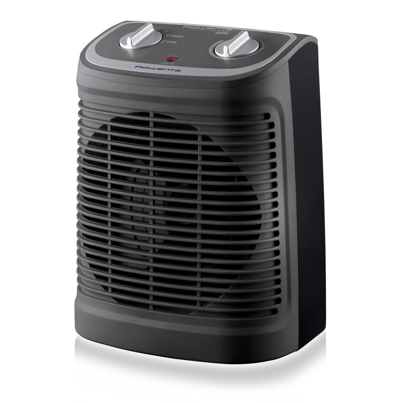 Rowenta Instant Comfort Compact SO233 Intérieure Gris, Noir 2400 W Chauffage de ventilateur électrique