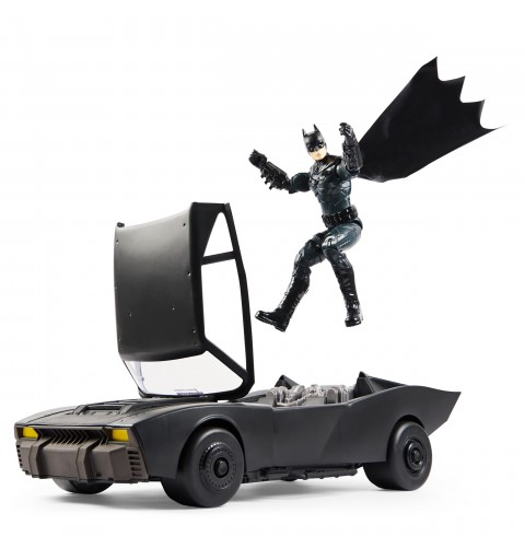 DC Comics Batman Batmobile con figura de Batman de 30 cm, coleccionable de la película The Batman