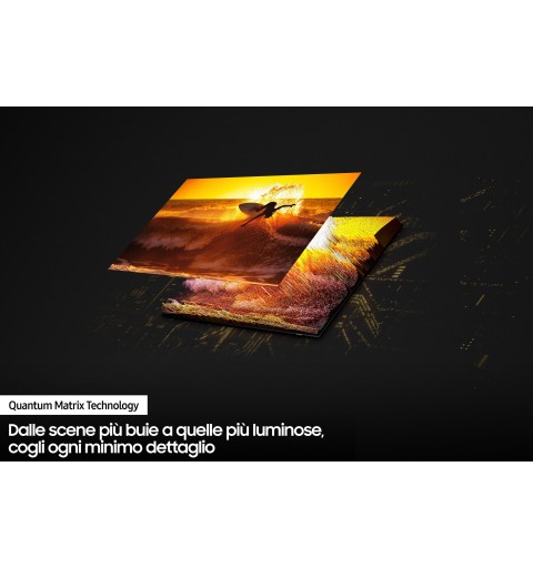 Samsung TV Neo QLED 4K 65” QE65QN90B Smart TV Wi-Fi Titan Black 2022, Mini LED, Processore Neo Quantum 4K, Quantum HDR, Gaming