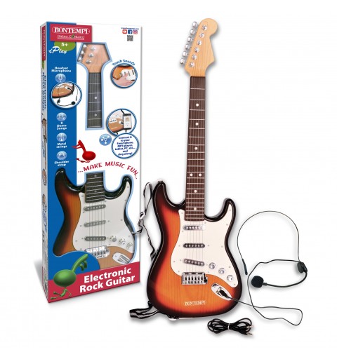 Bontempi Electronic Rock Guitar with connection to music devices