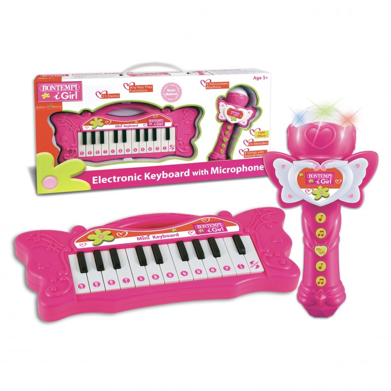 Bontempi Mini Keyboard and Karaoke Microphone