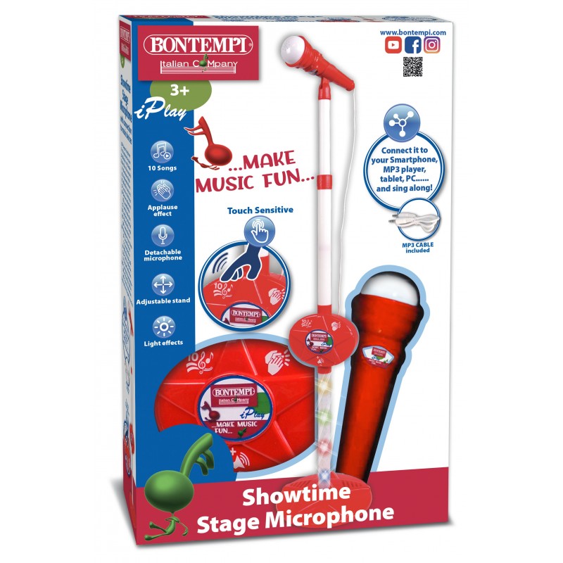 Bontempi Showtime Stage Microphone with connection to music devices