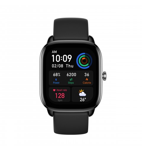 Amazfit GTS 4 mini 4,19 cm (1.65") AMOLED Nero GPS (satellitare)