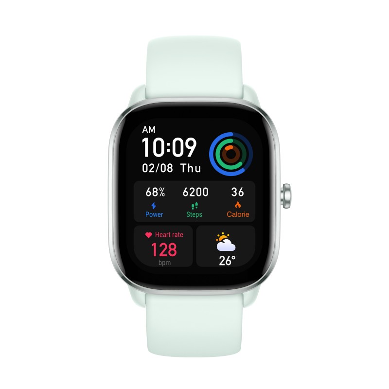 Amazfit GTS 4 mini 4,19 cm (1.65") AMOLED Bleu GPS (satellite)