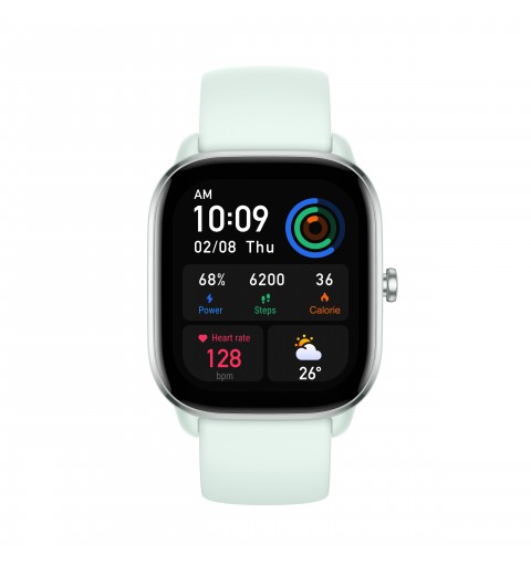 Amazfit GTS 4 mini 4,19 cm (1.65") AMOLED Bleu GPS (satellite)