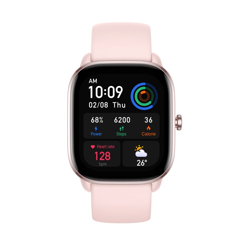 Amazfit GTS 4 mini 4,19 cm (1.65") AMOLED Rosa GPS (satellitare)