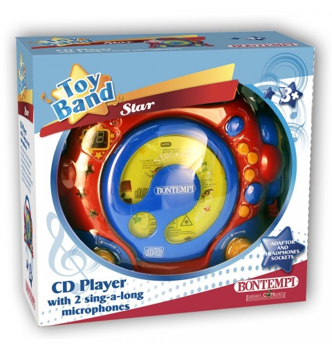 Bontempi 43 9970 CD-Player Tragbarer CD-Player Blau, Rot, Gelb