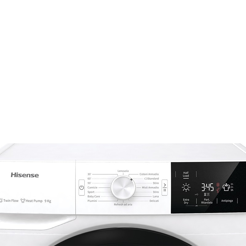 Hisense D901GE tumble dryer Freestanding Front-load 9 kg A++ White
